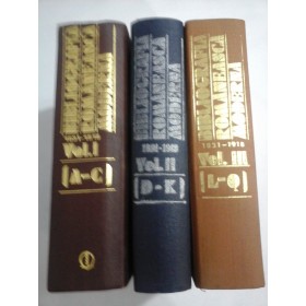 BIBLIOGRAFIA ROMANEASCA MODERNA  - BRM - volumele 1,2,3
